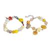 Cartoon Fish Beads Bracelet Unique Beads Bracelet Adjustable Chain Bracelet Fashion Wrist Jewelry Suitable for Women