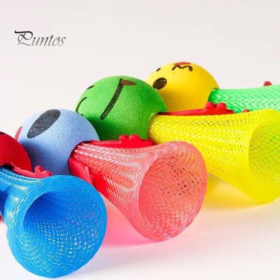 10Pcs Spring Jumping Man Toy Press Kids Bouncing Cartoon Expression Ball Launcher Game Toddlers Boys Girls Kindergarten Party Favors Gift Bag Fillers