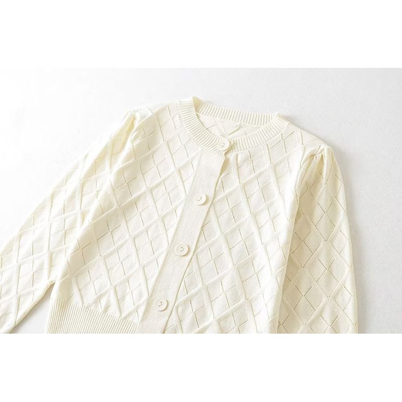 Fashion Style New Autumn New Arrival Fashion Trendy Women's Clothing Jacquard Mesh Fabric Knitting Outwear 5802111 7