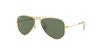 AVIATOR JUNIOR Size 50 Kids Ray-Ban 223/71 Sunglasses, (FREE Size), Model, 0RJ9506S, Gold.