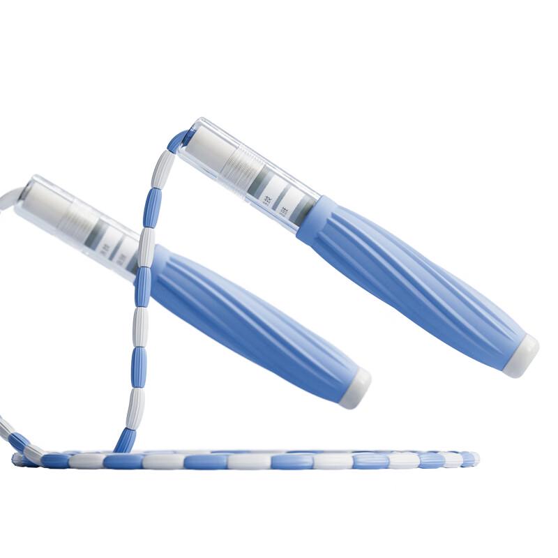 Kids' Blue Segmented Jump Rope with Signature Sticker