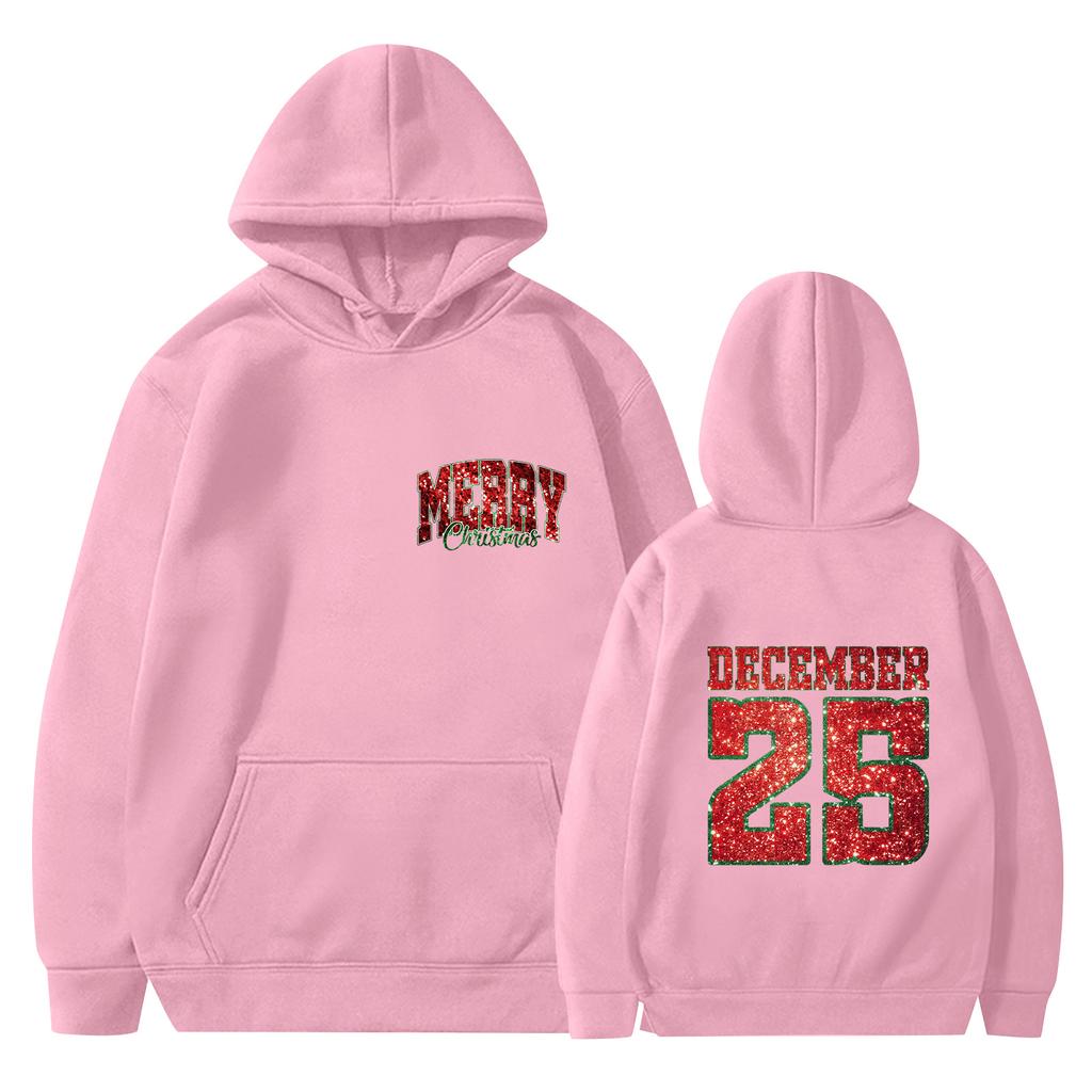 Women's Christmas Hoodie, Fun and Cute, Christmas Holiday Sweatshirt Pullover