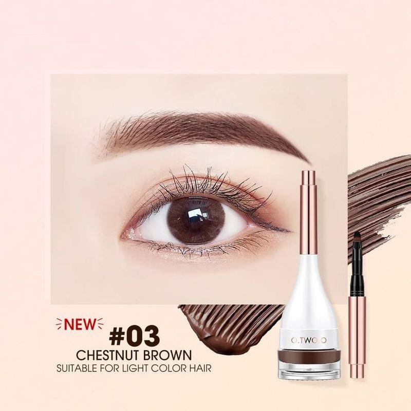 O.TWO.O - Natural Shaping Eyebrow Cream - 4 Colors