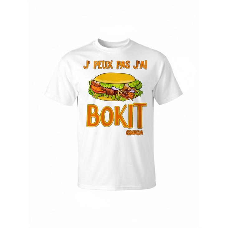 I Can'T, I Have a Bokit Humorous Guadeloupe T-Shirt - All-Season Comfort Fit, Digital Print, Machine Washable, Relaxed Fit for Casual Attire