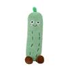Plush Cucumber Pillow Bed Side Sleep Leg Clamp Cushion For Women