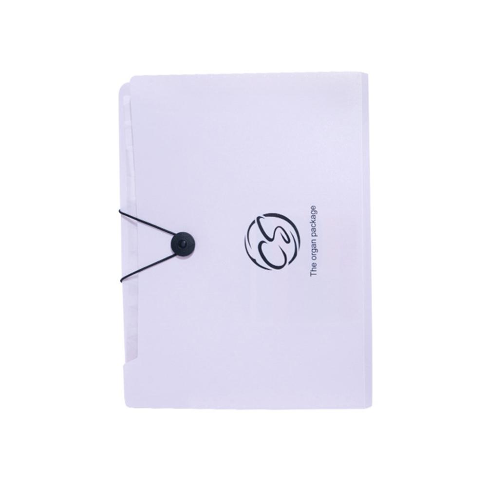 1PC Organ Bag 12-Compartment Folder Student Papers Folder Storage Bag A4 Multi-Layer Office File Bag