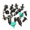 120 Pcs Car Door Panel Mixed Size Fastener Clip +50 Pcs Wrap Cable Fixed Clamp