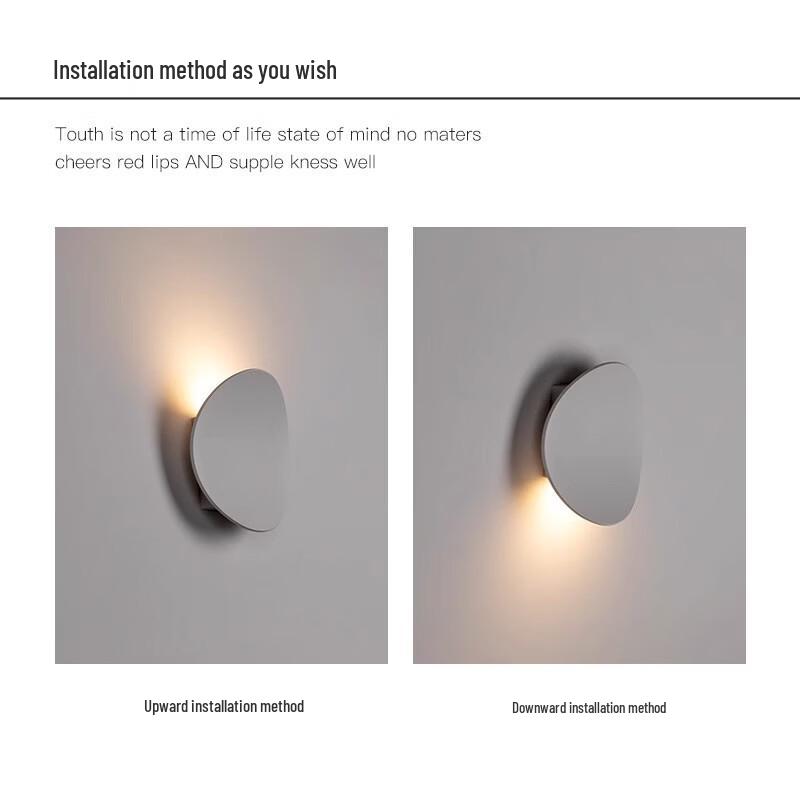 Modern Lotus Leaf Bedside Wall Lamp