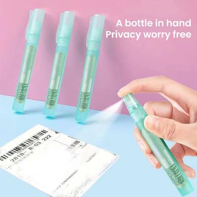1/2/3/4/5/6 Pezzi 10ML Spray Copri-Privacy Penna Cancellino Carta Termica Documenti Etichette Pacchi Indirizzi di Spedizione Informazioni sulla Privacy