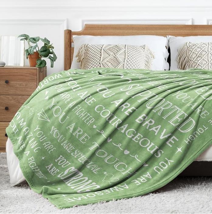 SteadStyle Gifts for Women Men- Get Well Soon Blanket Sympathy Gifts Her Him Thinking of Inspirational Gift Blanket for Friend