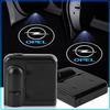 LED Car Door Welcome Lights Laser Projector Wireless Car HD Courtesy Lamp Caps For Opel Astra H G J Insignia Mokka Zafira Corsa Vectra B C D