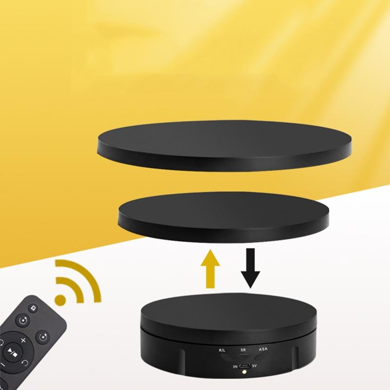 3 in 1 5V Electric Rotating Display Stand Turntable Photographic Video Shooting Stand Dynamic Rotating Display Stand