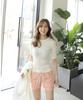 Ppaeppae Pink Waist-Cut Shorts