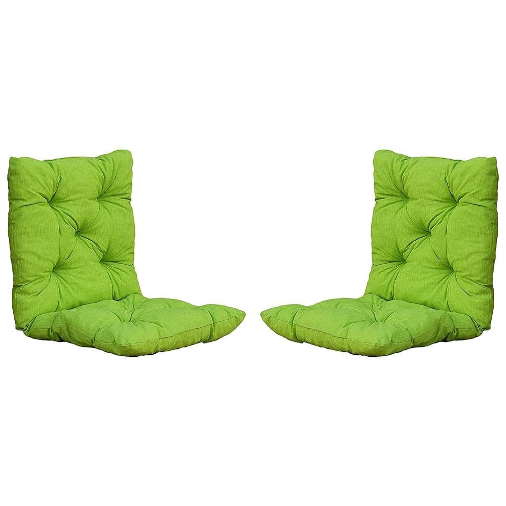 Outdoor Garden Reclining Chair Cushion Solid Color Soft Thicken Rocking Chair Seat Cushion Pad High Back Chairs Cushion NO Chair