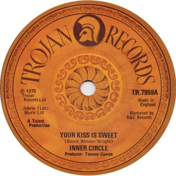

7inch Record INNER CIRCLE - Your Kiss Is Sweet / Judgement TR7959 Trojan Records 1975 UK Reggae, Ska & Dub Used