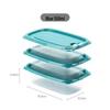 CHAHUA 550ml Plastic Food Storage Container