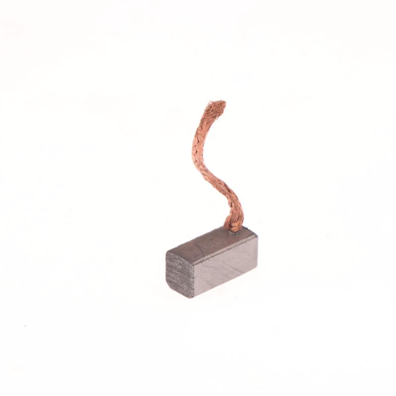 Set da 4 pezzi 6*6*12mm Spazzole di Carbone per Motore Elettrico Utensile Elettrico Soffiatore Ventola Fai-da-te Motore CC Accessori Spazzole di Carbone Sostituzione