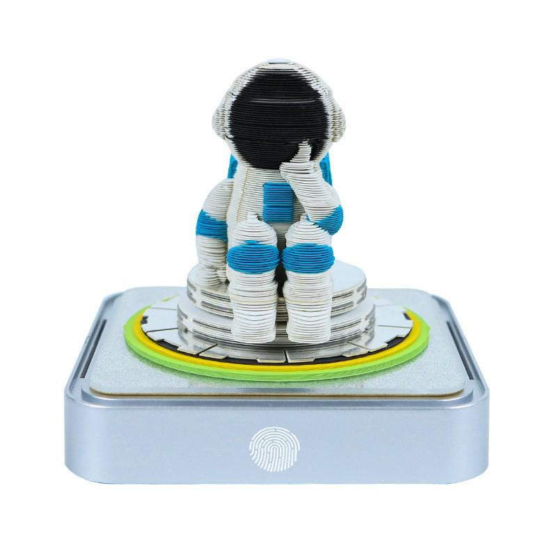 3D Stereoscopic Sticky Note Sculpture 2026 Calendar: Creative Tear-off Convenience Pad and Desktop Ornament