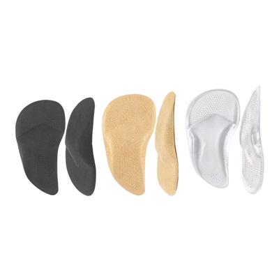 3 Pairs Foot Arch Pad Comfortable Support Insoles Solid Color Shoes Insoles Replacement Correction Pads Footwear Accessory
