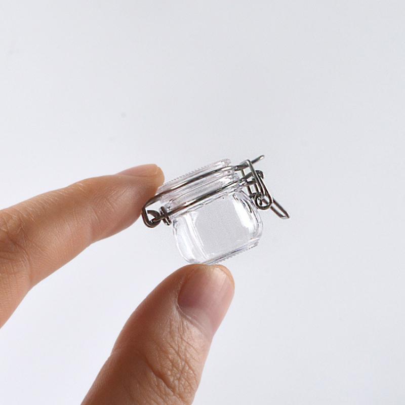 2Pcs/Set 1/6 Scale Miniature Dollhouse Transparent Storage Tank Model Toys Doll Accessories