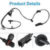 4 Pcs ABS Wheel Speed Sensor Compatible with Dodge Caliber 2007 2008 2009 2010 2011 2012, Jeep Compass Patriot 2007 to 2016, Replacement for