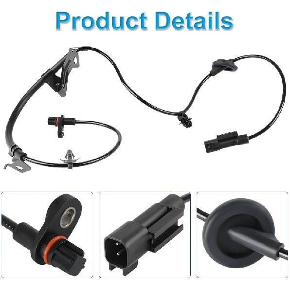 4 Pcs ABS Wheel Speed Sensor Compatible with Dodge Caliber 2007 2008 2009 2010 2011 2012, Jeep Compass Patriot 2007 to 2016, Replacement for