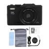 5K Digital Camera for Photography 75MP WiFi Beauty Camera with 3 Inch 180 Degree Flip Screen 18X Zoom for Travel Black