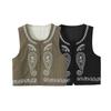 Kaslead New Arrival Women's Clothing Fashion Style Fashion Tencel Cotton Machine Embroidery Western Sense Short Vest Tops
