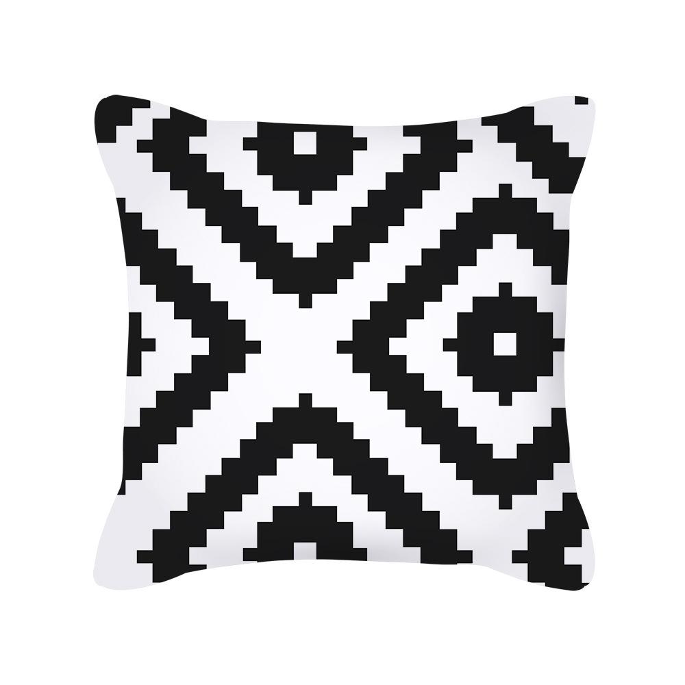 Home Cushion Cover Sofa Throw Pillowcase Modern Geometric Abstract  Office