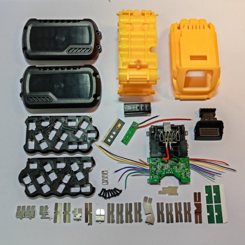 Replacement Battery Case for DeW 20V/60V DCB609 DCB606 18650 Tool for Multiple Models