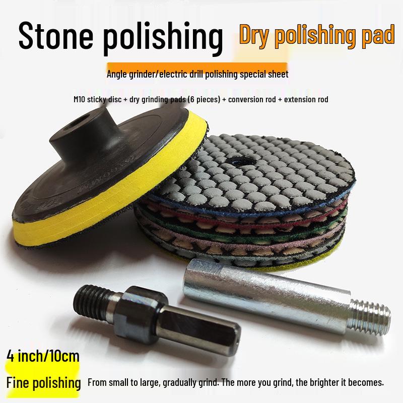 Diamond Head Polishing Pad for Drills: Marble, Quartz, and Stone Grinding