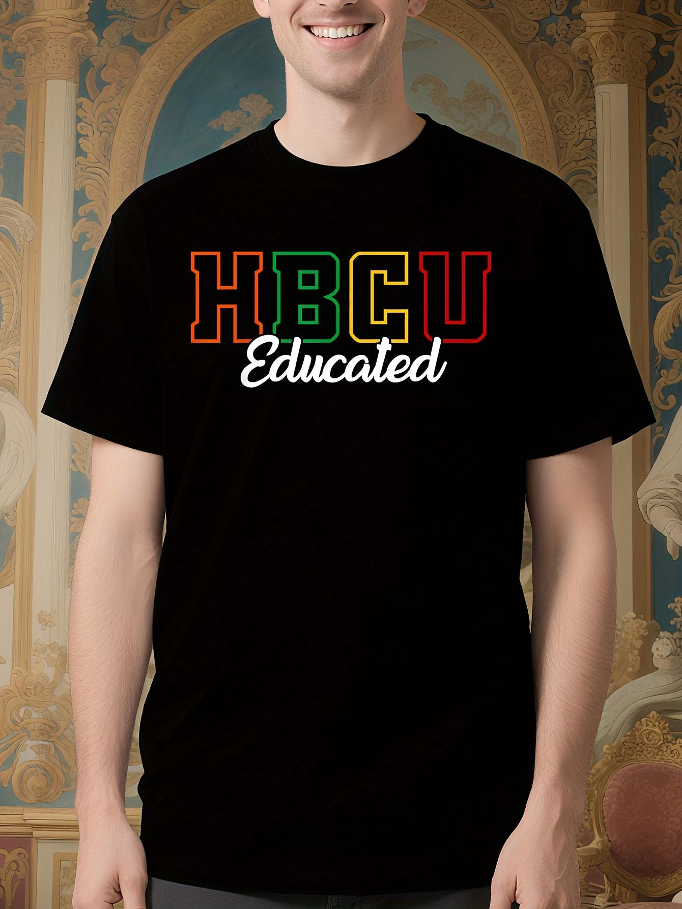 HBCU Alumni Pride Tshirt - Black with Colorful HBcu Educa... S