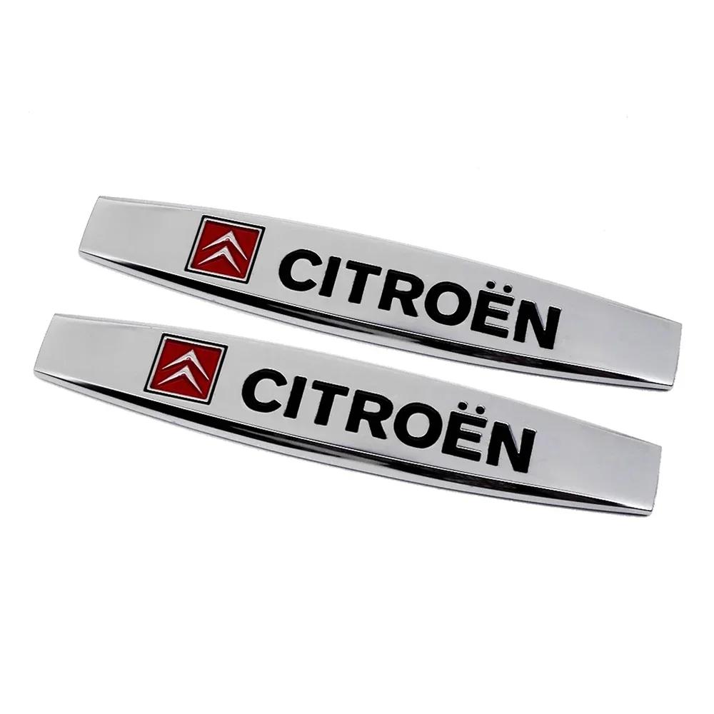 Citroen C1 C2 C3 C4 C4L C5 Cactus Berlingo Saxo VTS Car Side Rear Trunk Emblem Badge Decal Stickers Exterior Accessories