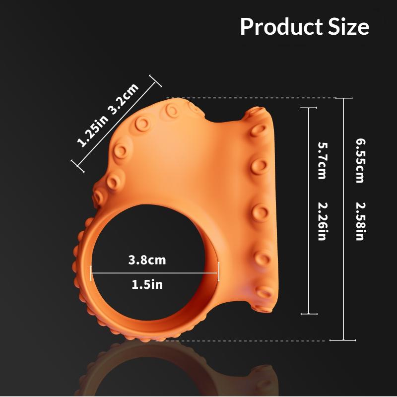 Silicone Retardant Penis Ring Strong Erection For Man Testicle Sleeve Restraint Adult Toys Cock And Ball Ring Soft Dick Lock