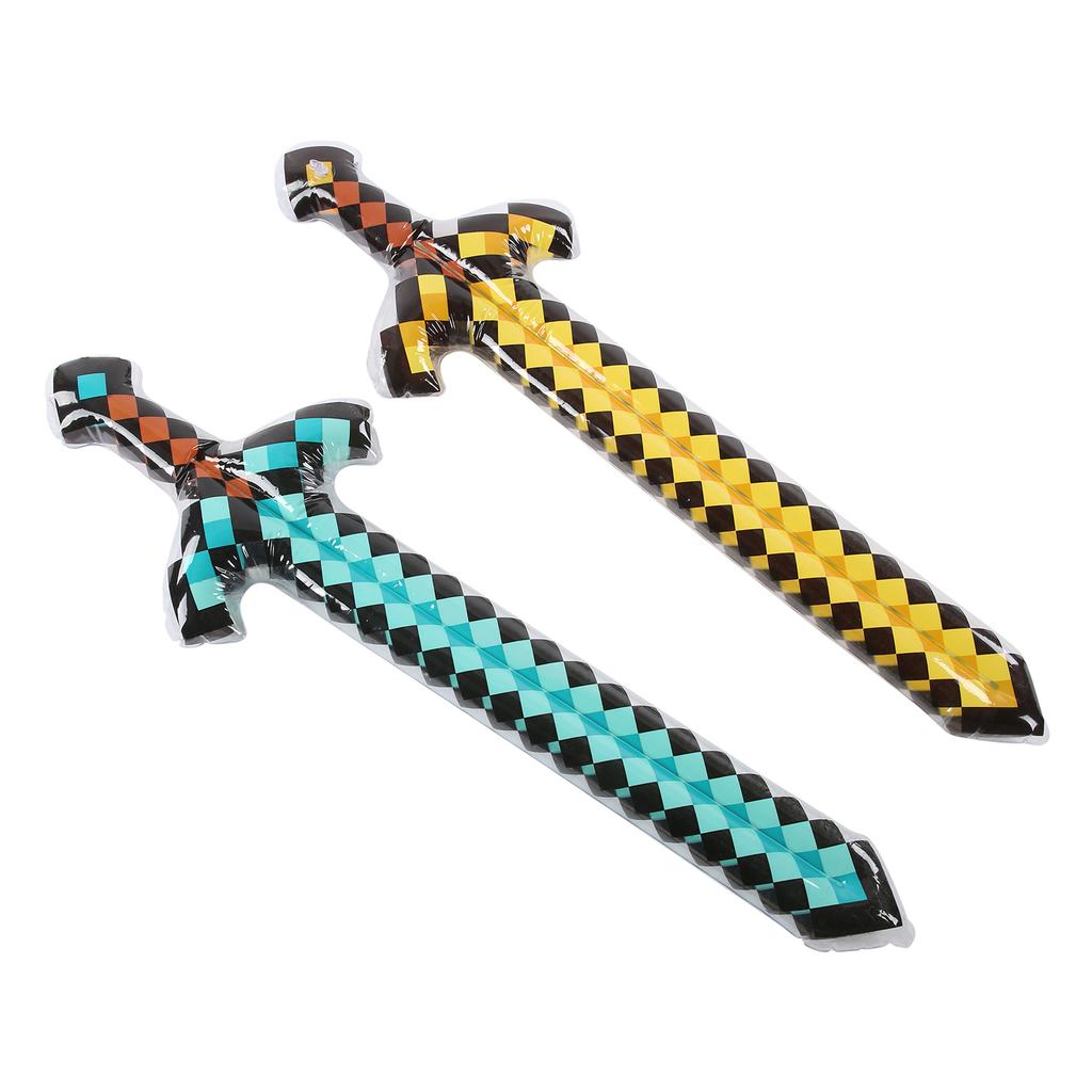 2pcs Inflatable Long Sword Toy Water Party Inflatable Children Toys Role Playing Accessory