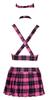 Cottelli COSTUMES - 4-Piece Plaid Hot Schoolgirl Costume L