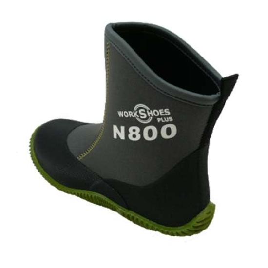 Work Shoes Plus Light N800 Short Boots LL [Atom] SS-LL (Black (27.5-28.0))