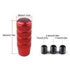 95MM Universal Non-Slip Gear Shift Knob Manual Transmission Aluminum Knurled Shifter Lever Head Car Interior Accessories