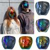 [Stylish Motorcycle Mask] Stylish Multicolor Full-Face Motorcycle Riding Mask | Adjustable Straps,Durable Plastic, Unisex Safety Gear, Party Accessory