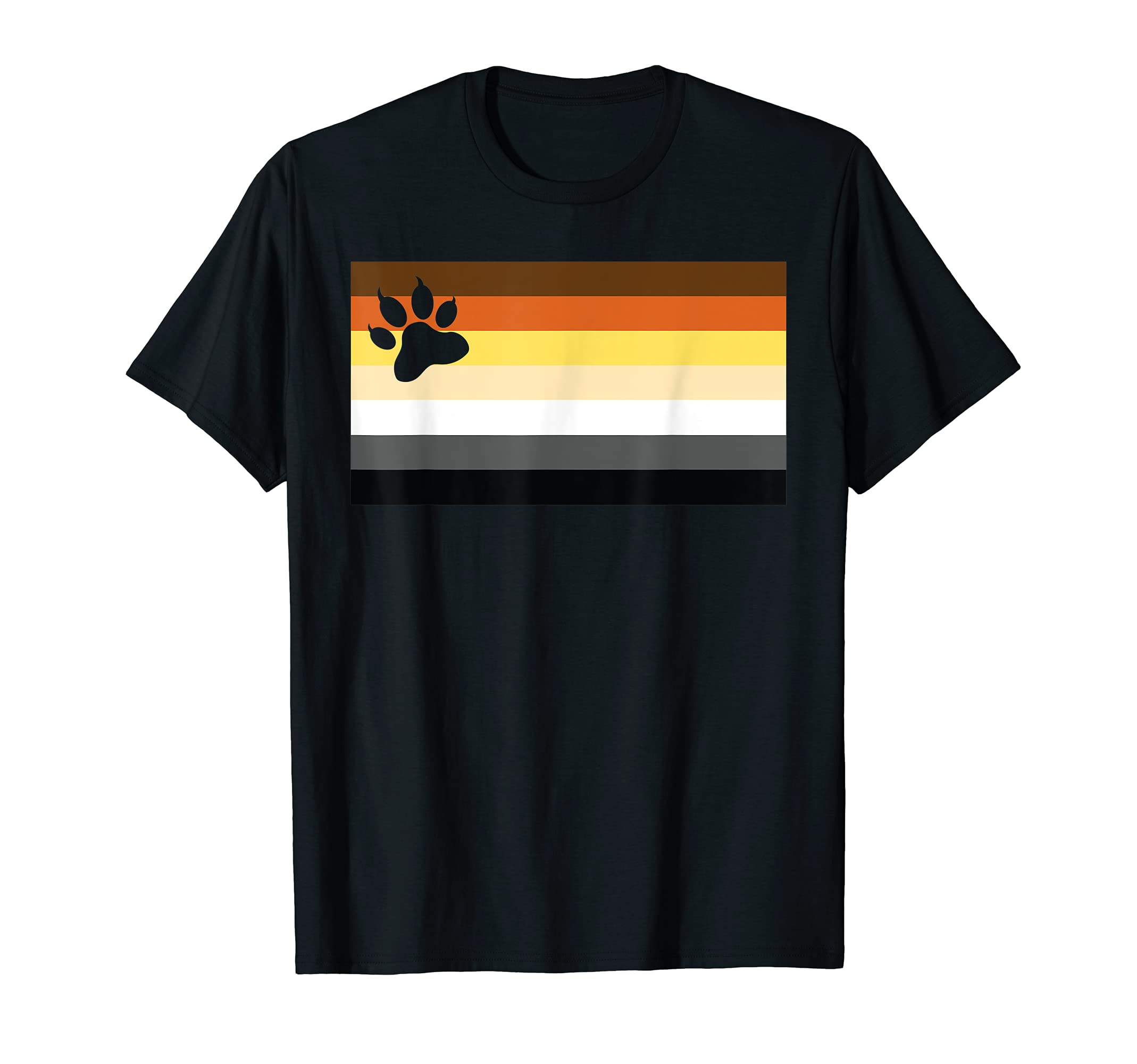 

Чоловіча футболка ЛГБТ Papa Gay Pride Moon Paw Gay Bear чорний