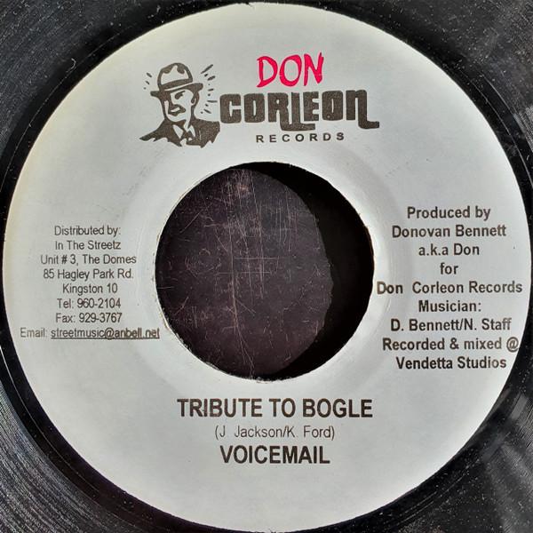 

7inch Record VOICEMAIL - Tribute To Bogle NONE Don Corleon Rec 2005 Jamaica Reggae, Ska & Dub Used