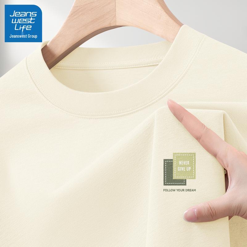 JEANSWEST LIFE Men s Oversized Graphic T-Shirt L