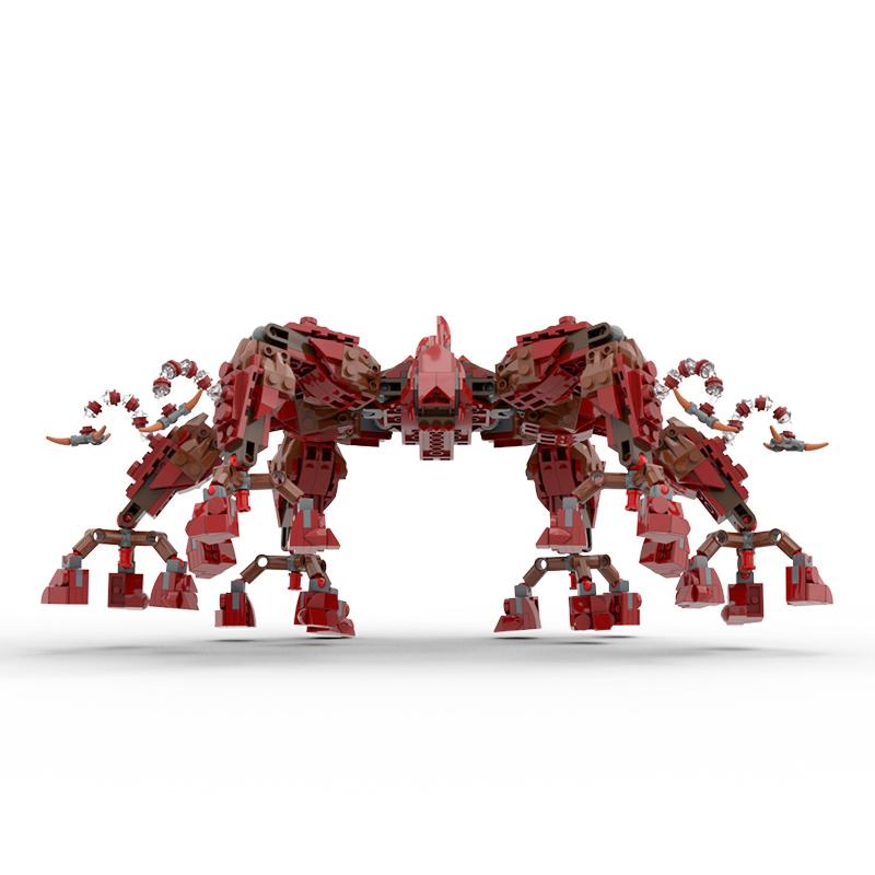 Seltsame Sachen Vibe Schwarmbewusstsein Overlord MOC Diorama Bausatz, Kosmische Horror Entität Baukasten, Kompatible Steine Für Erwachsene Sammler