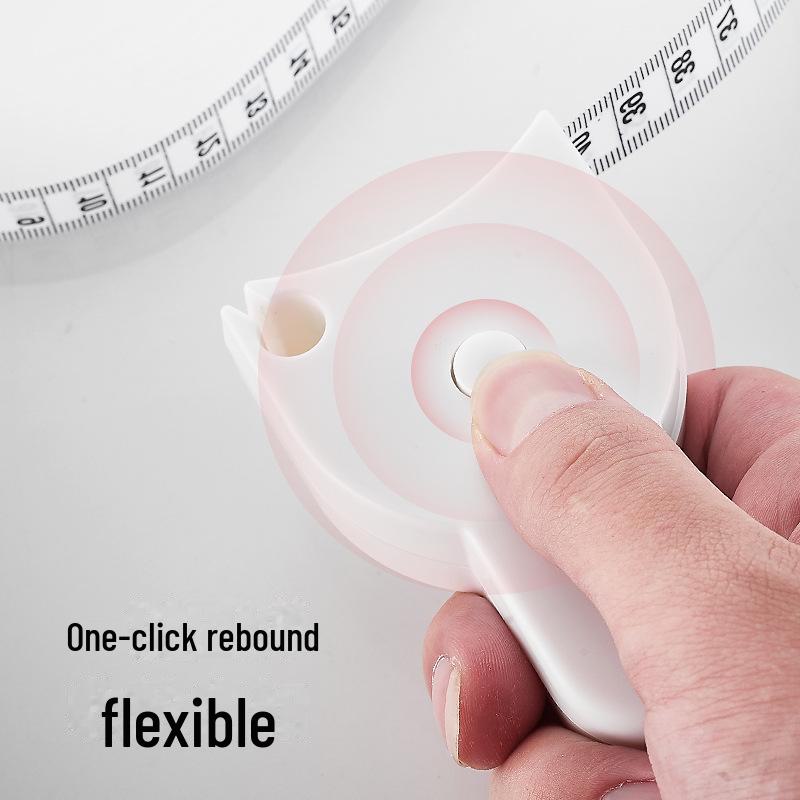 Automatic Precision Portable Waist Ruler | Telescopic Y-Shaped Double-Sided 3D Tape Measure