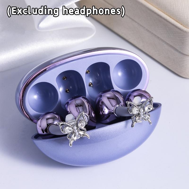 1Pair Personalized Earphone Bling Ear Clip Accessories Star Butterfly Earphone Buckle Versatile Adornment