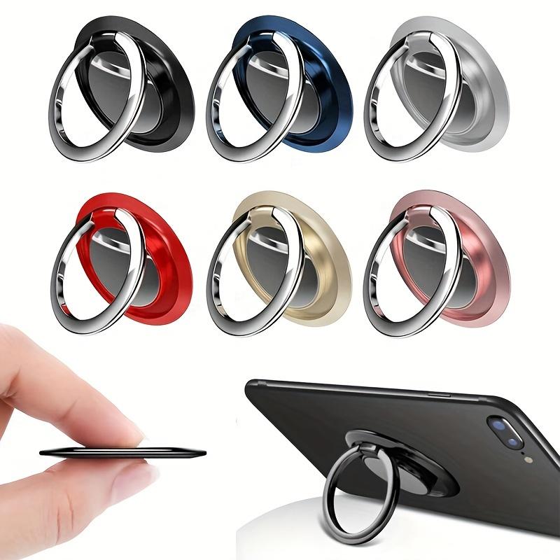 360° Rotating Phone Ring Holder, Universal Finger Grip Stand for Car Desk, Strong Adhesive Kickstand for Anywhere