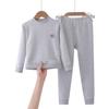 Children's Cotton Underwear Set: Boys' Autumn Clothes & Trousers, Girls' Pajamas, Baby Base Layer, Cotton Flannel Homewear