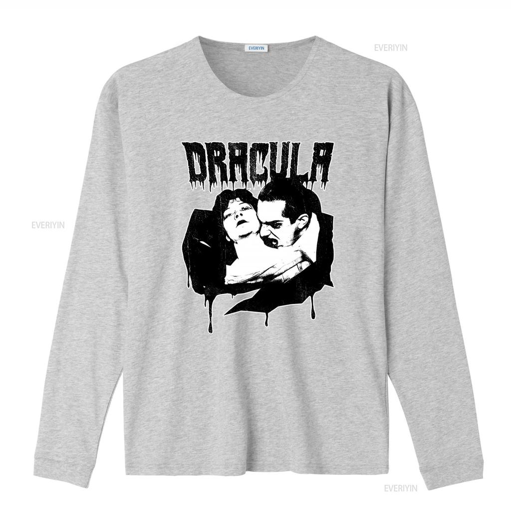 Dracula Vampire Biss Bela Lugosi T-Shirt für Herren Gothic Horrorfilm Inspiriertes Design vintage Gewaschenes Oberteil für den Alltag