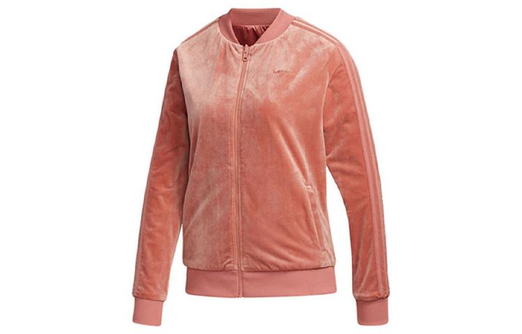 Adidas Neo Jackets Women s Dark Pink Baseball Collar Moderate Other FK9941 XS