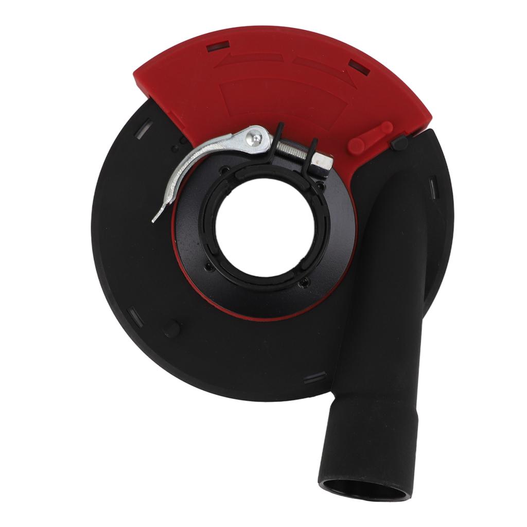 5 In Power Grinding Dust Shroud Iron PA66 Red Black Wearproof Surface Grinding Shroud for 125 150